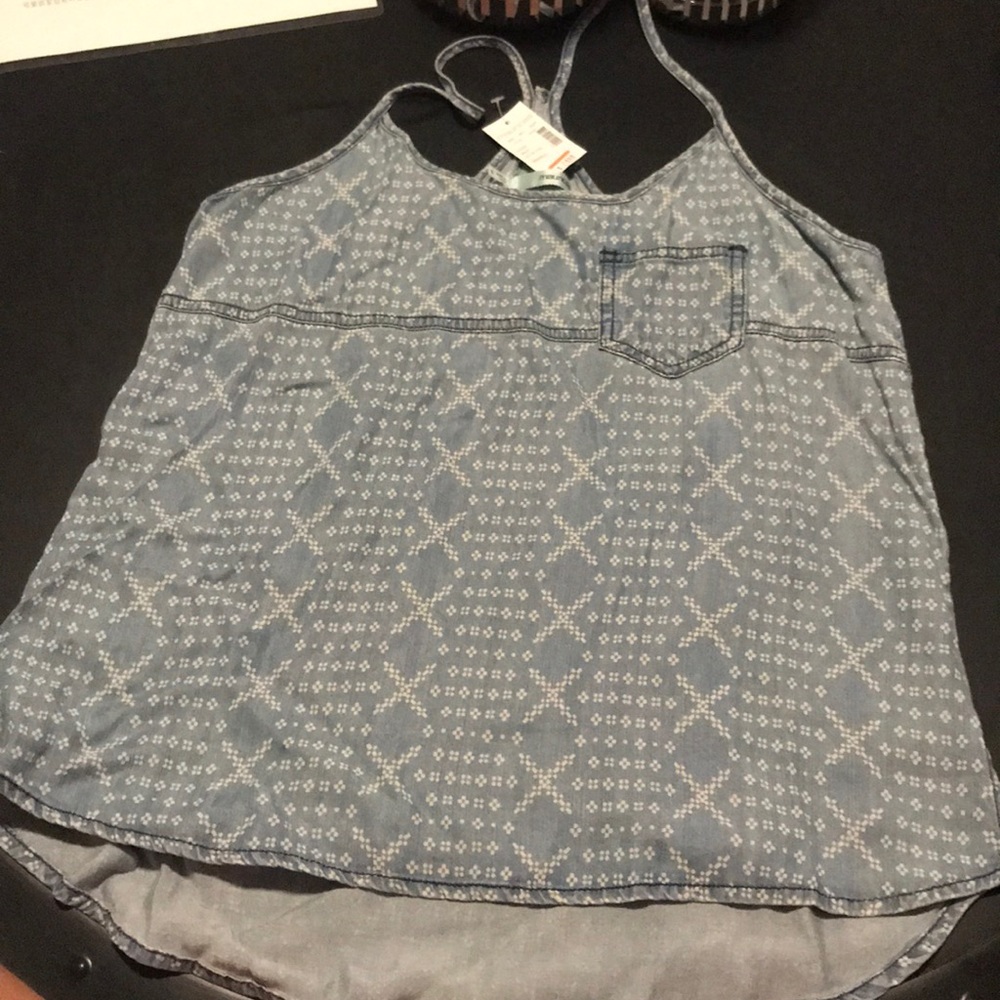 Jean tank top